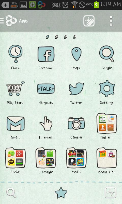 tired go launcher theme