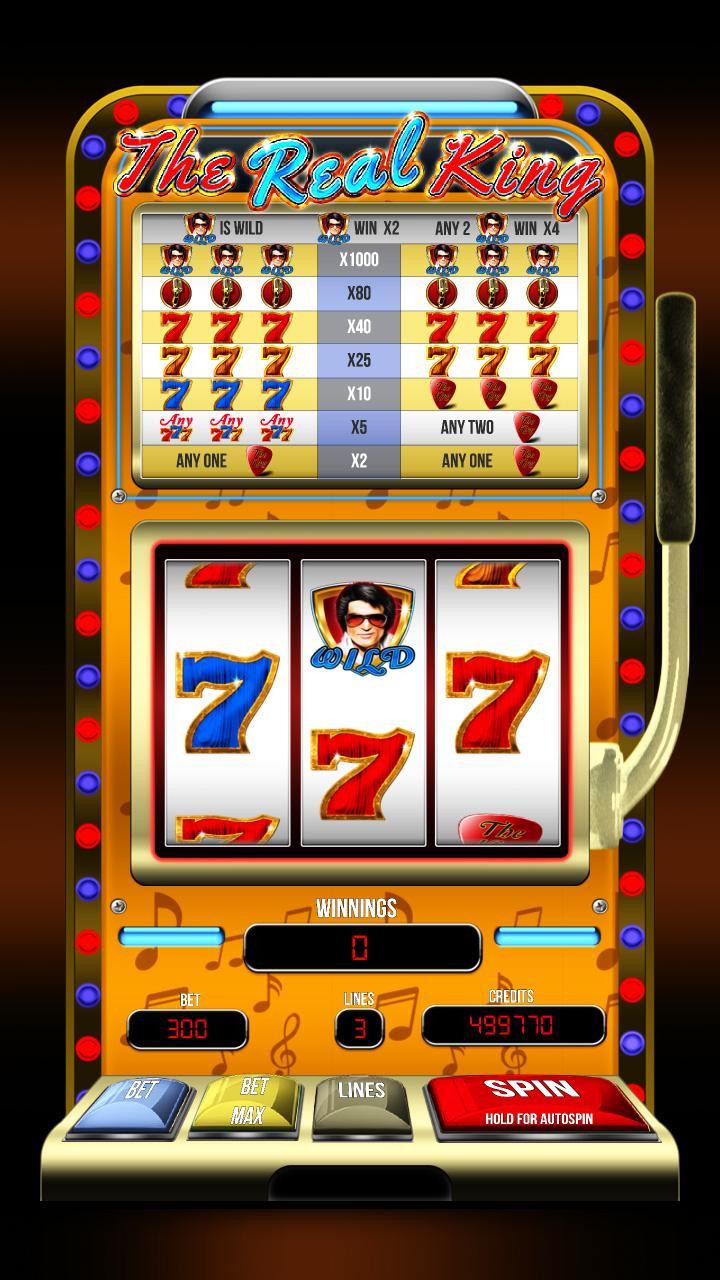 The Real King! Slot machines