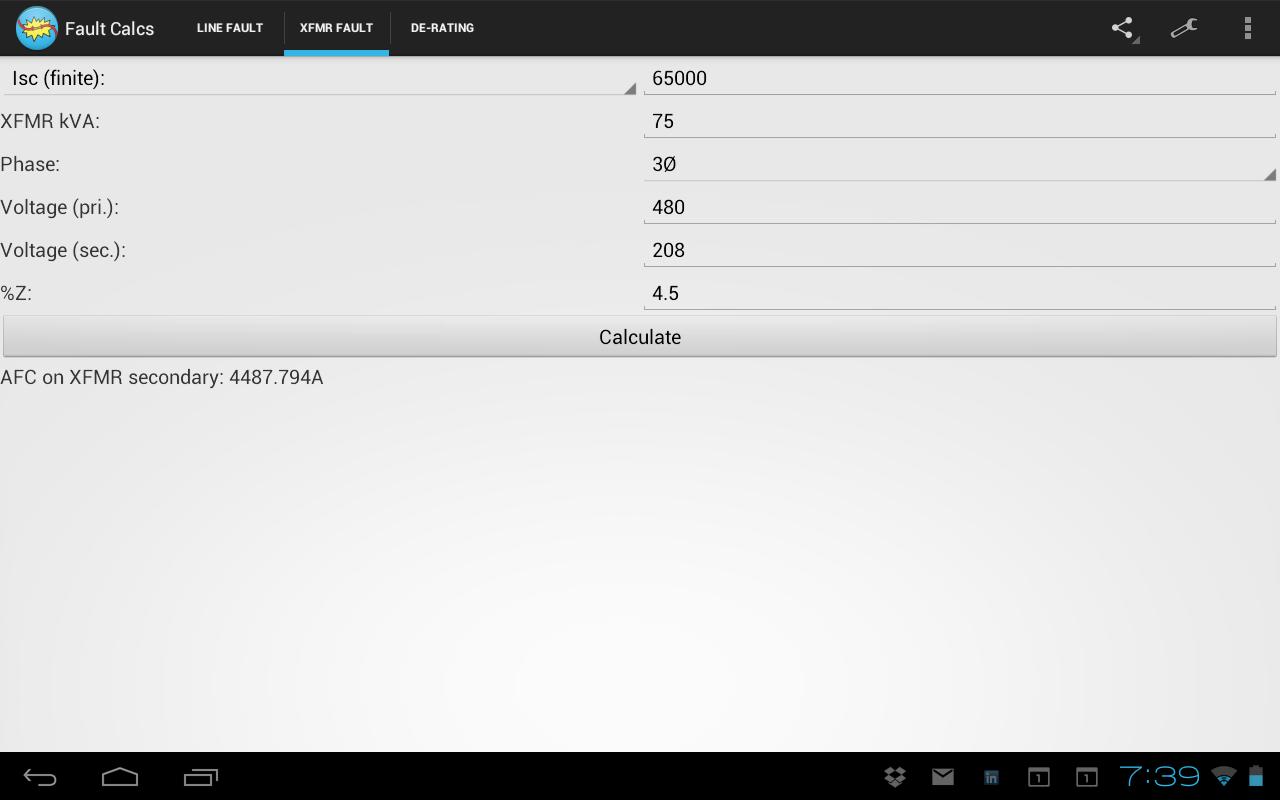 Fault Calculator Free