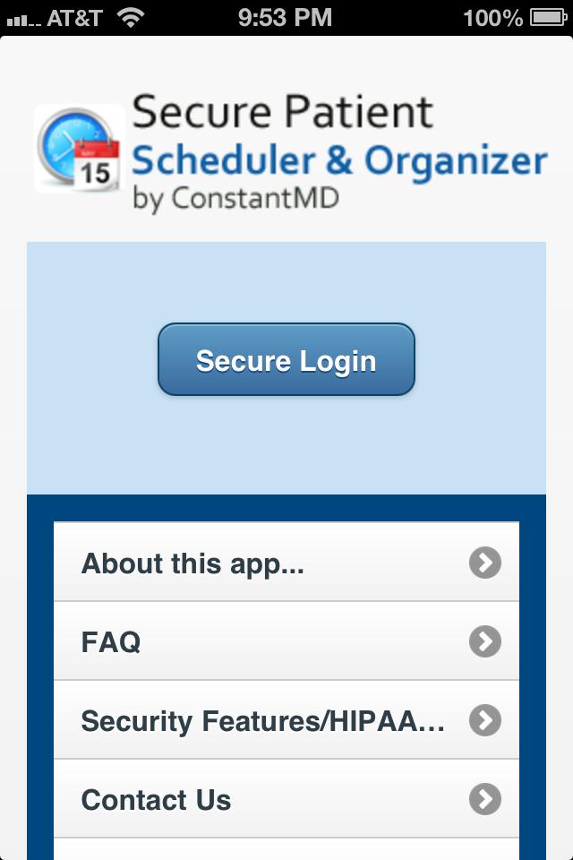 Patient Scheduler & Organizer