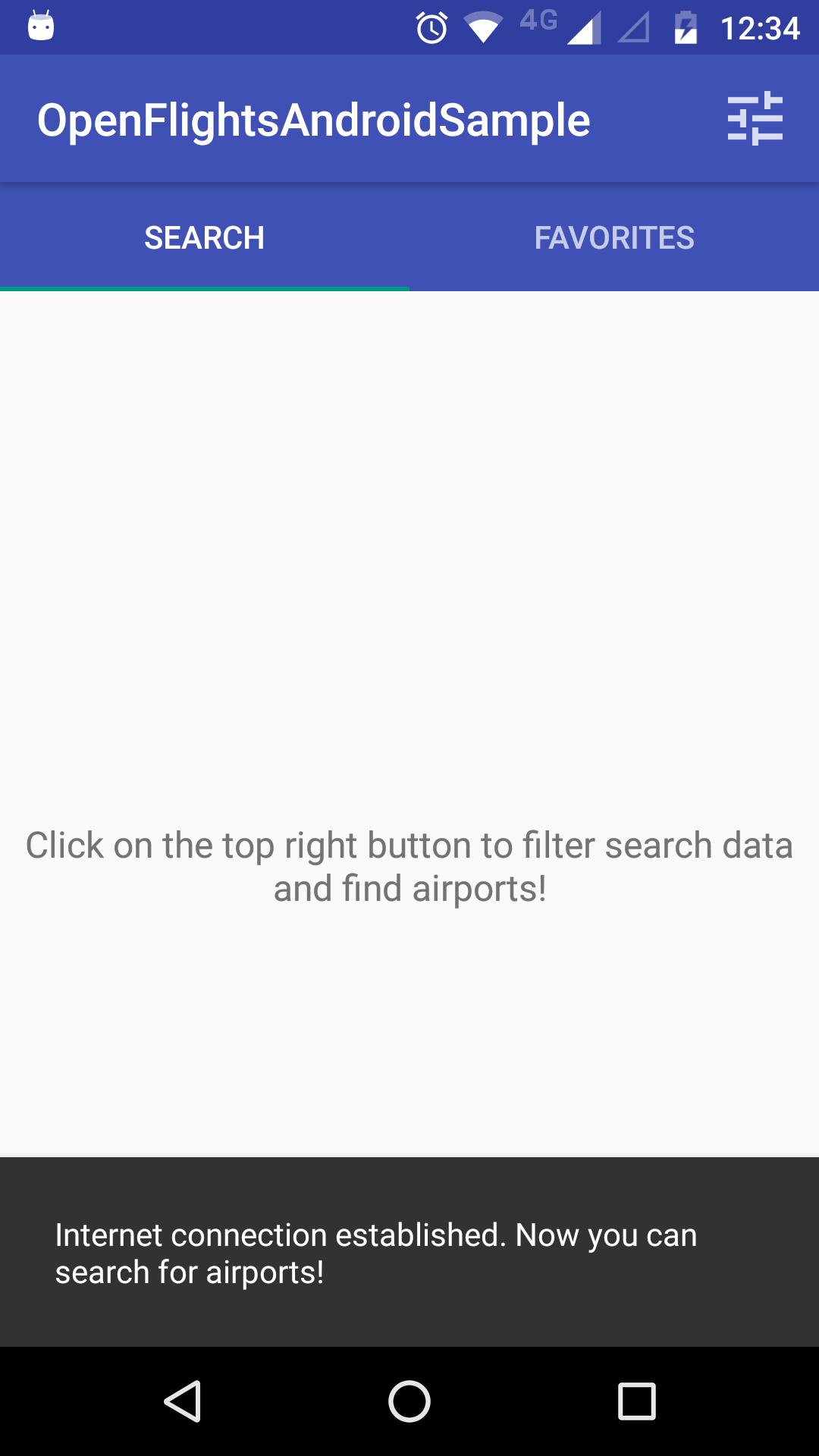 OpenFlights Android Sample