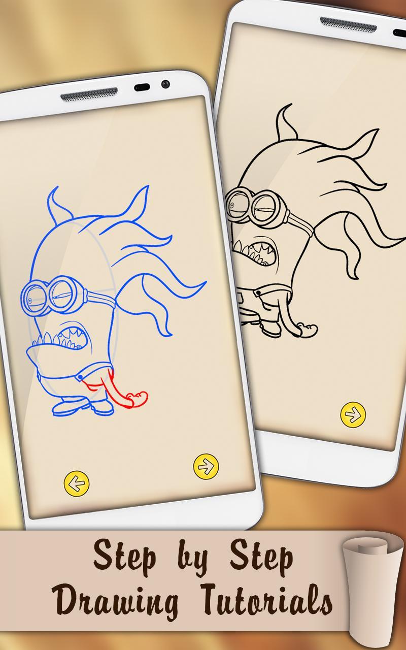 Draw Despicable Me Minions