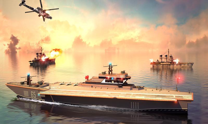 WWII Pacific Naval Battle