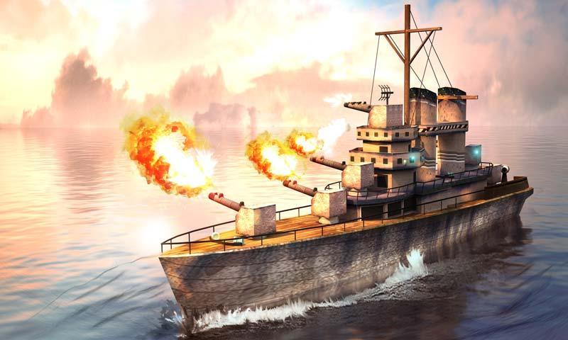 WWII Pacific Naval Battle