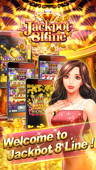 Jackpot 8 Line Slots