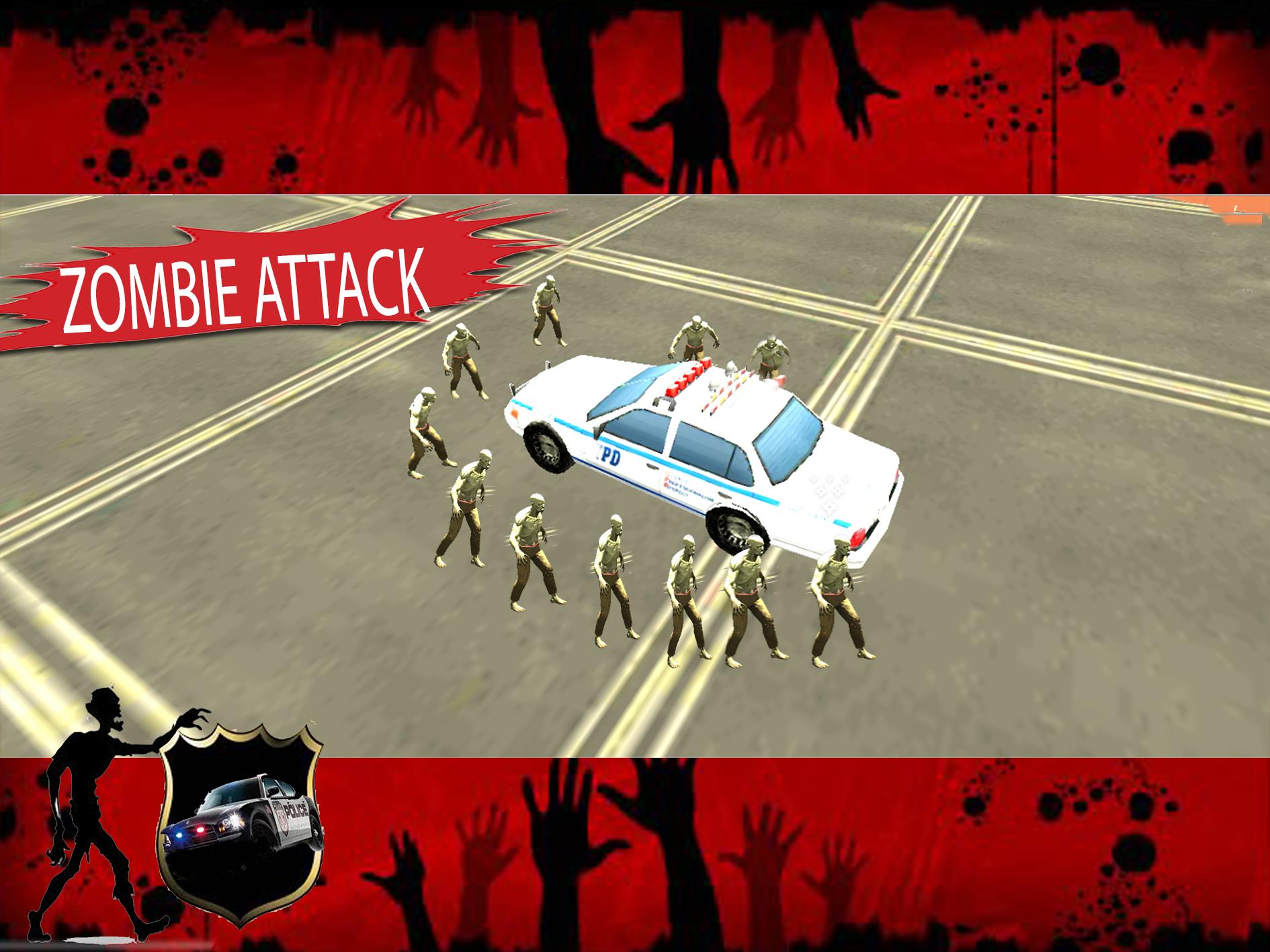 Police Car Chase Vs  Zombie