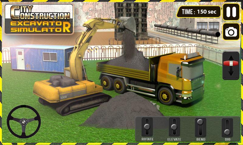 City Construction Excavator 3D