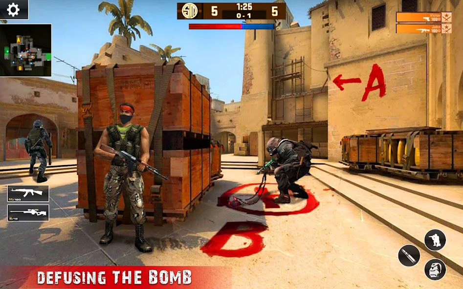 Gun Game FPS Commando Shooting