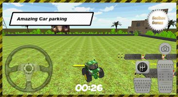 3D Tractor Car Parking
