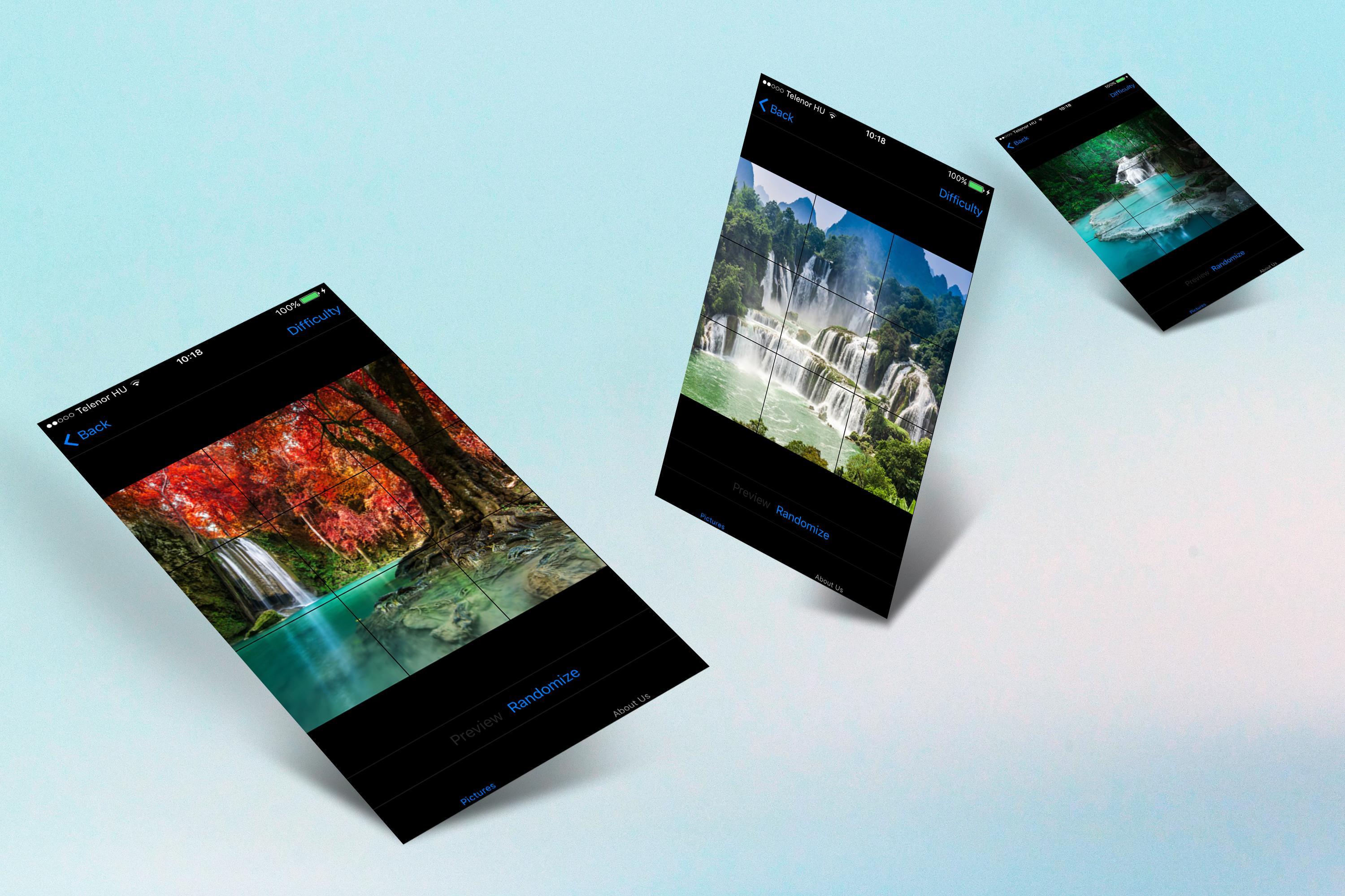 Magical Waterfalls Pic Puzzles