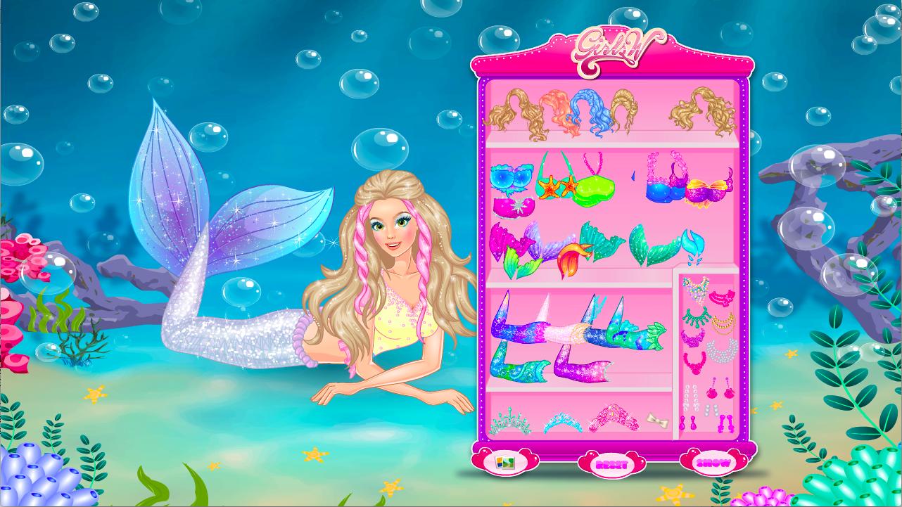 Mermaid Princess Dress Up