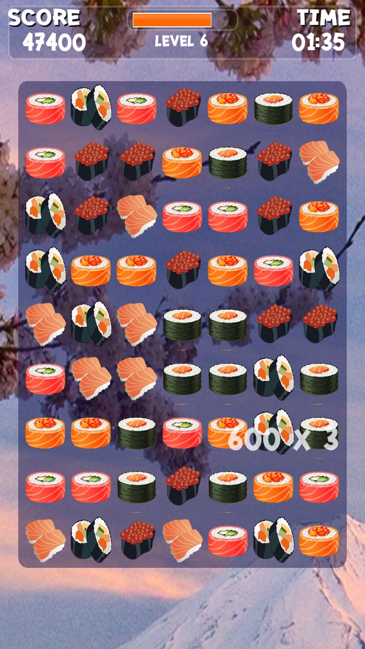 Sushi Match 3 Game