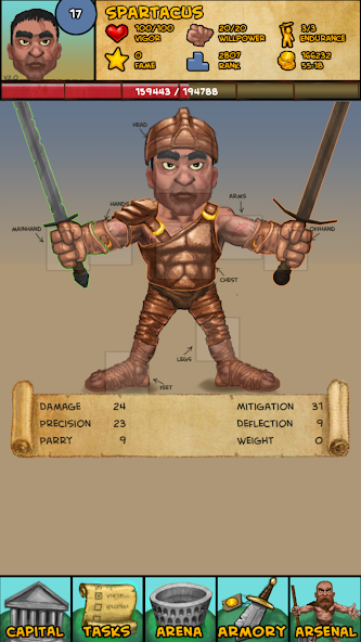 Gladiator: Rise Of Legends