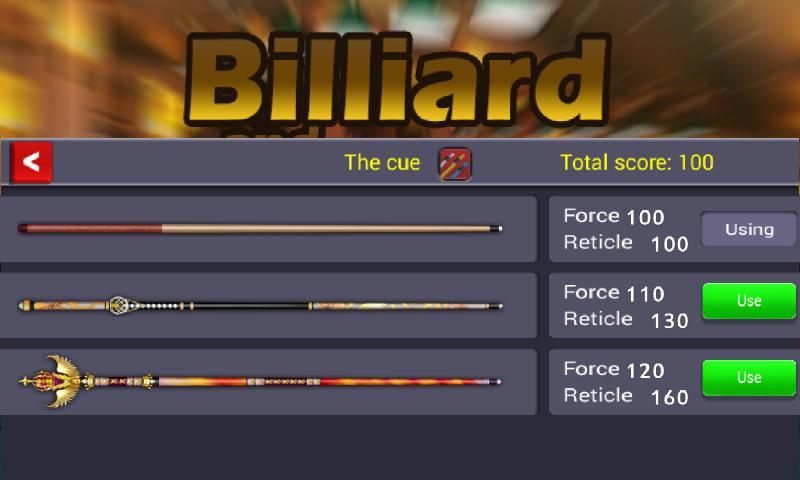 Billiard 8 ball pool and Snooker 2018