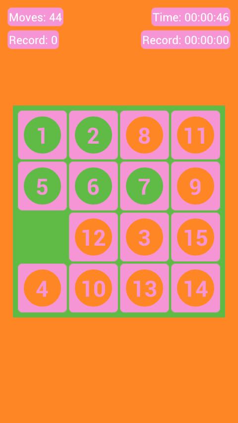 Number Fantasy Game 15-Puzzle