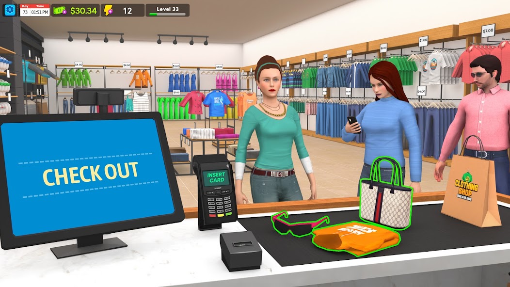 Clothing Shop - Simulator Game