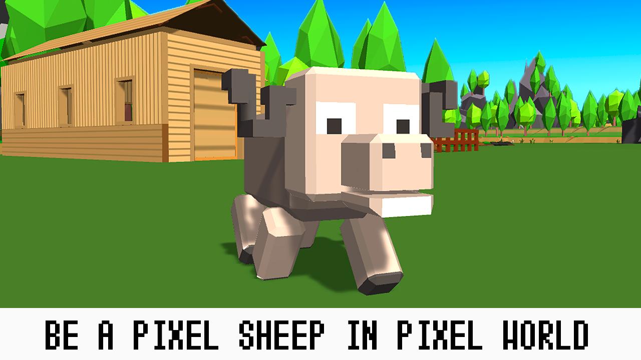 Pixel Sheep Survival Simulator