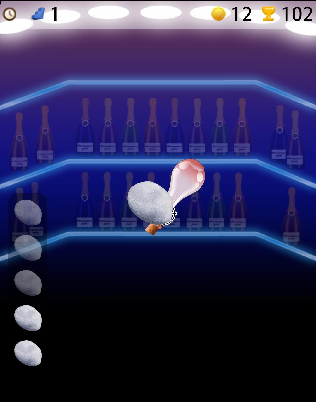 stone bottle shoot game 2