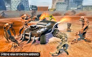 Road zombies smashing car killing games