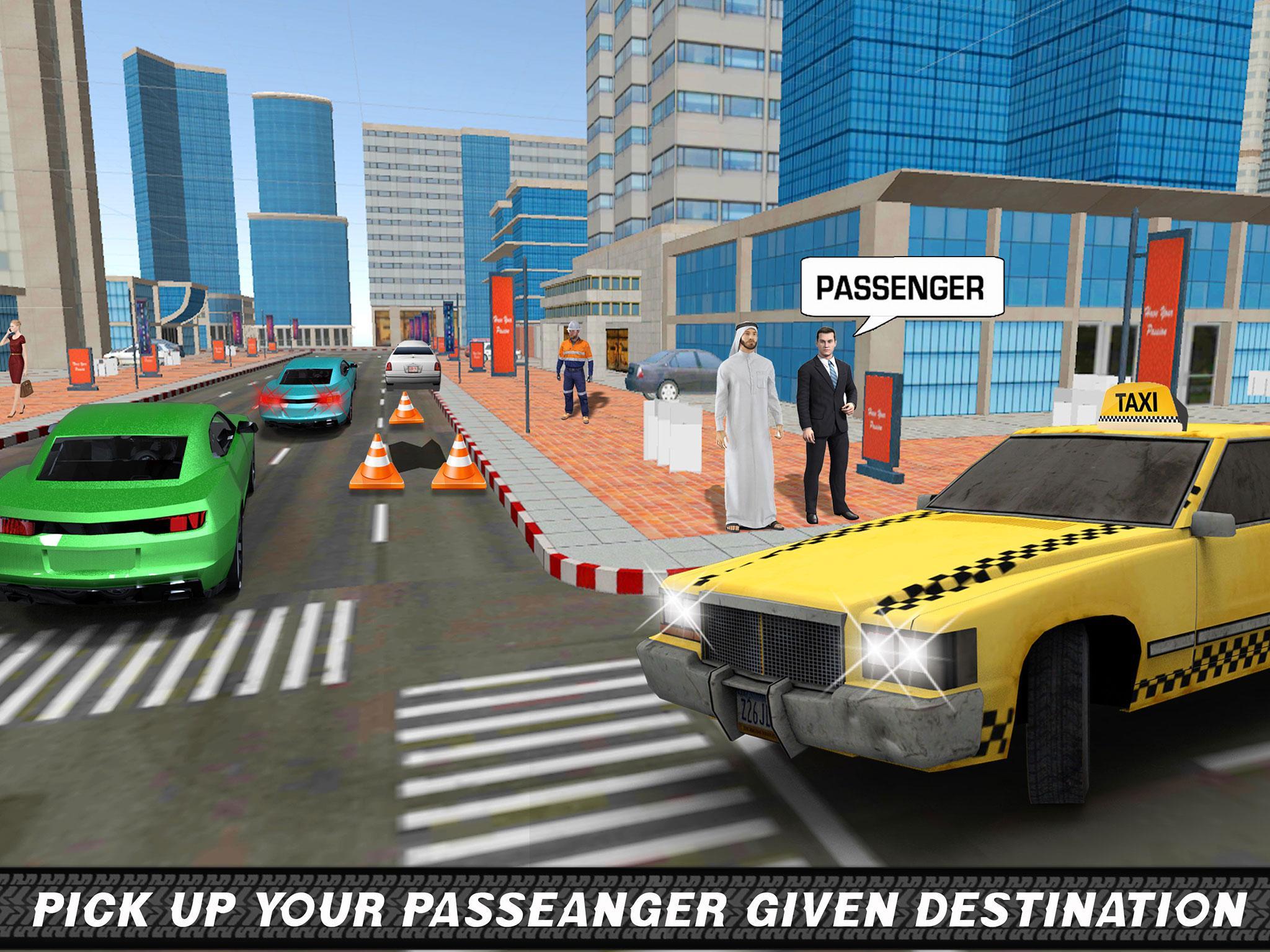 US Crazy Taxi Driving Game