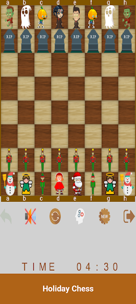 Ajedrez - piezas de halloween