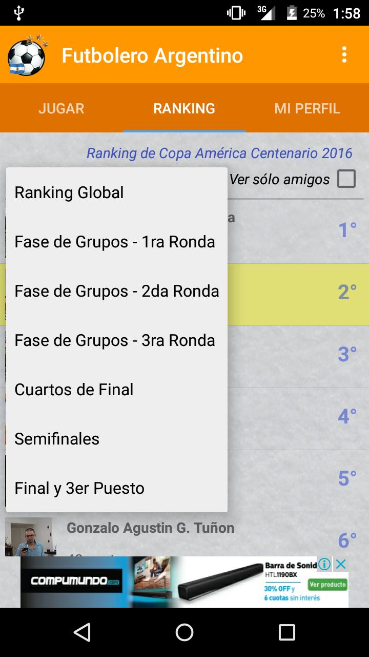 Futbolero Argentino (Prode)