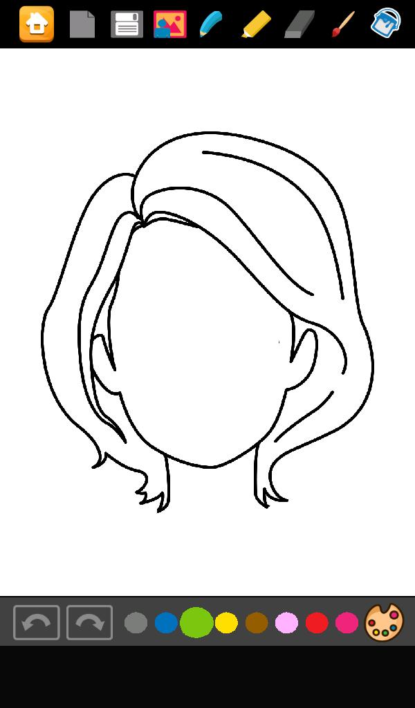 Hair makeup colors game