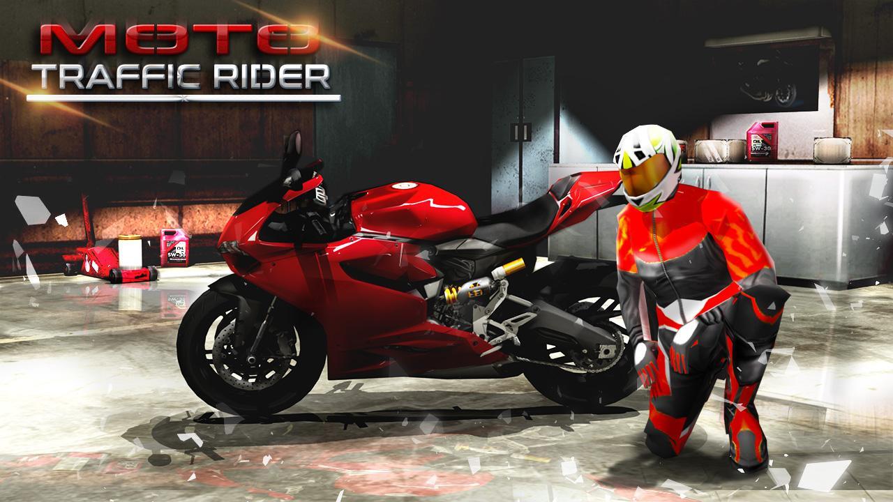 MOTORCYCLE MOTO RIDER -TRAFFIC