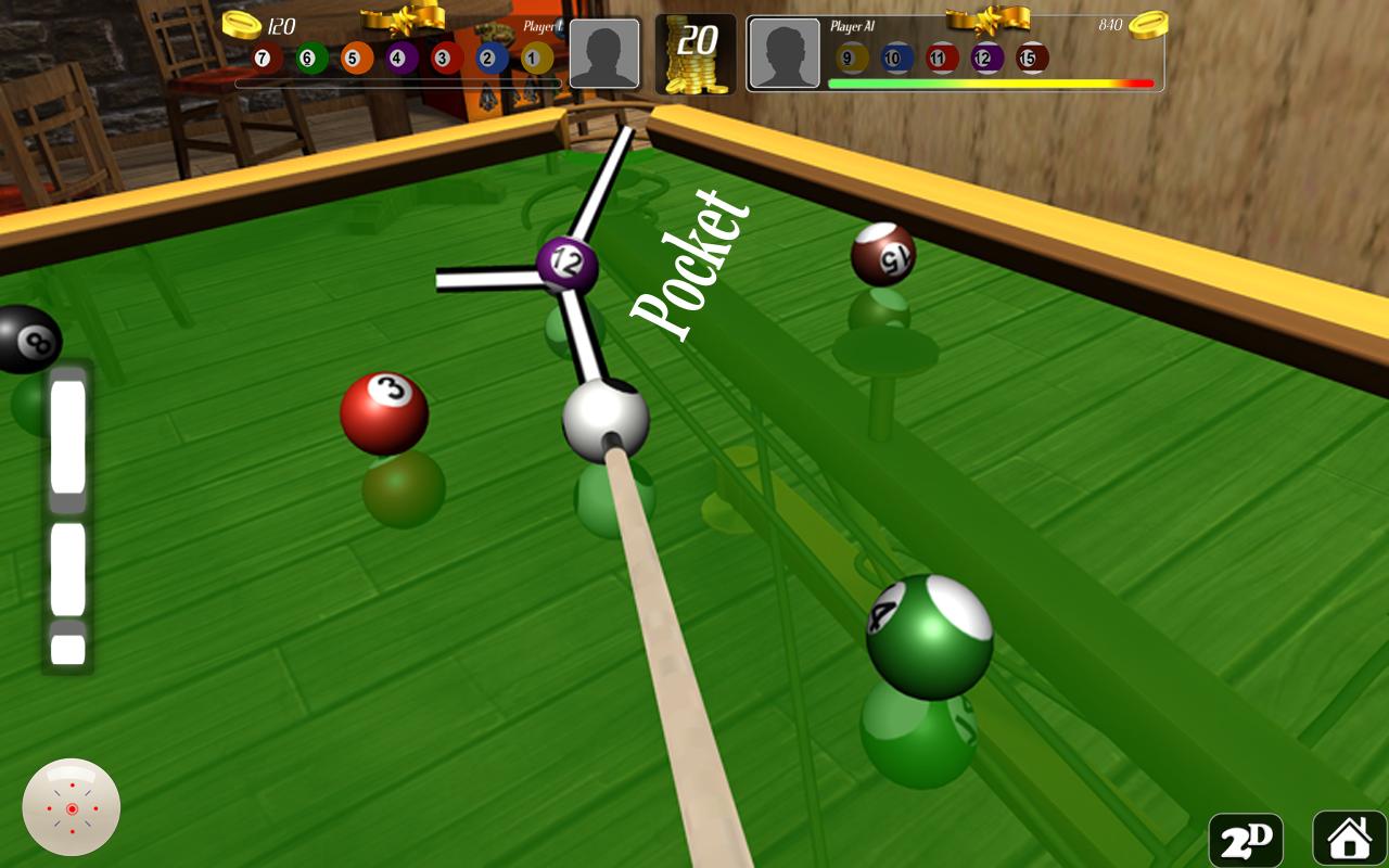 3D Ball Pool Billiards 2018