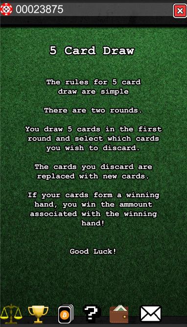 Free Bitcoin Poker (Unreleased)