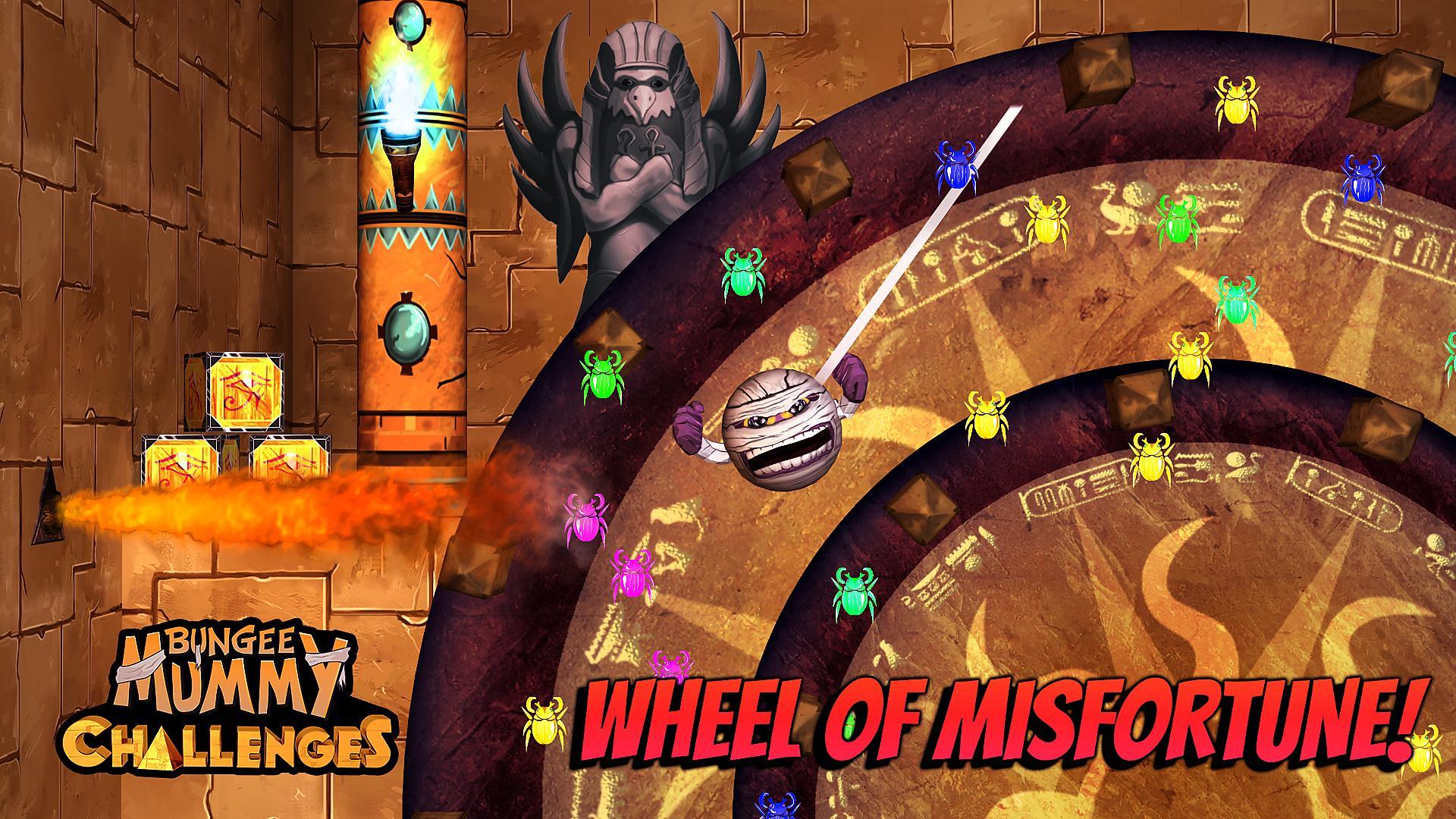 Bungee Mummy: Challenges