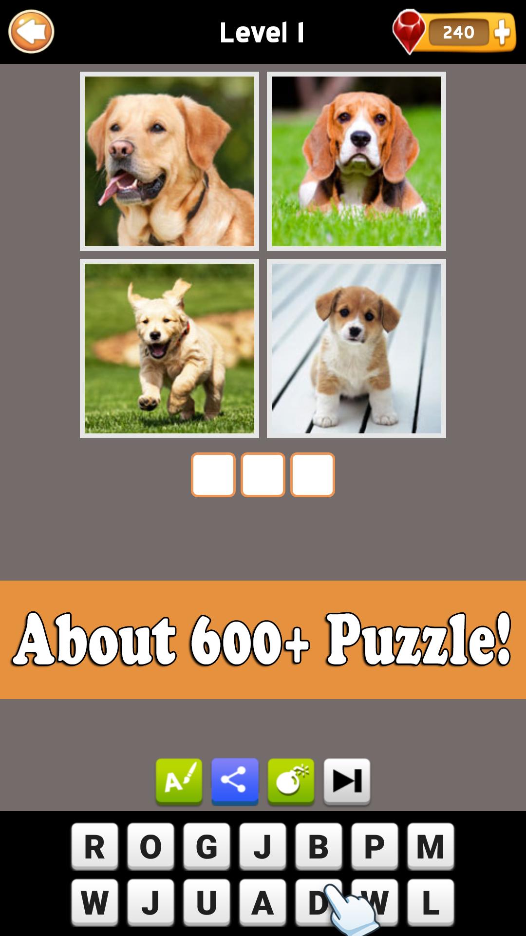 What The Word - 4 Pics 1 Word - Fun Word Guessing