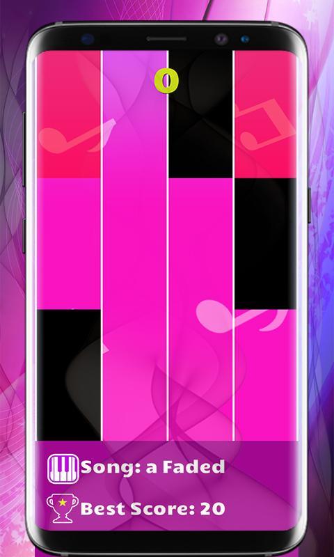 Alan Walker Piano tiles game