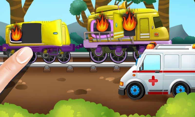 Pet Train Driver: Fire Saver