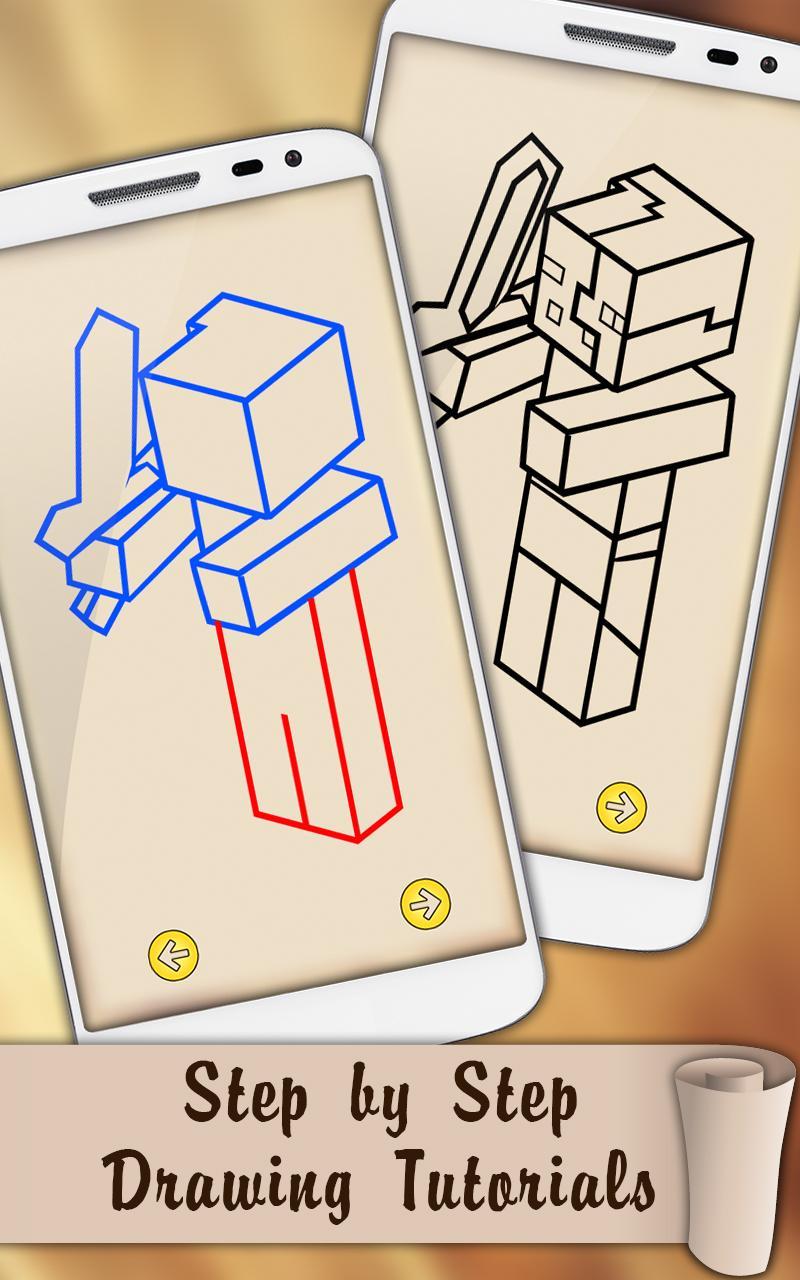 Draw Amazing Minecraft World