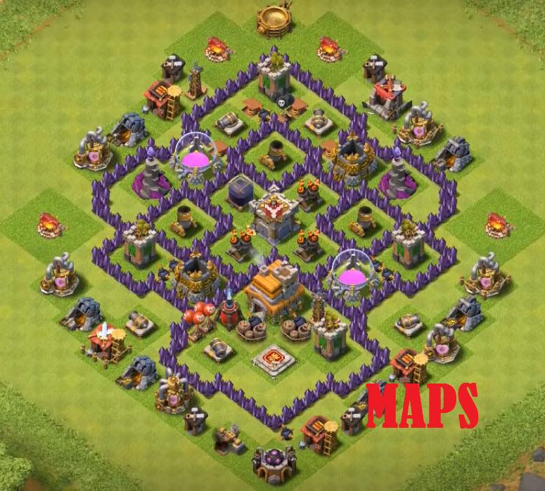 Maps of Clash Of Clans 2017 - New Base COC Layout