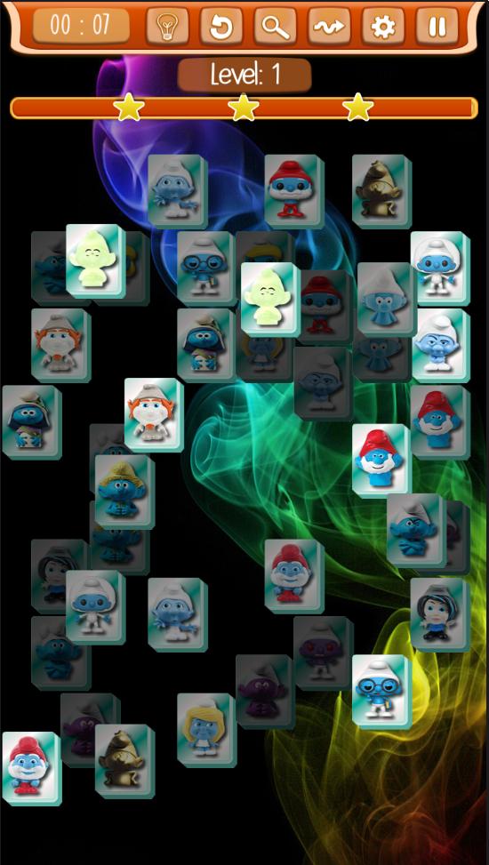 Mahjong Smurf Solitaire