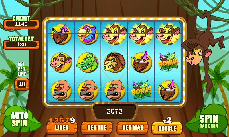 Monkey Slot Machine Mania Free