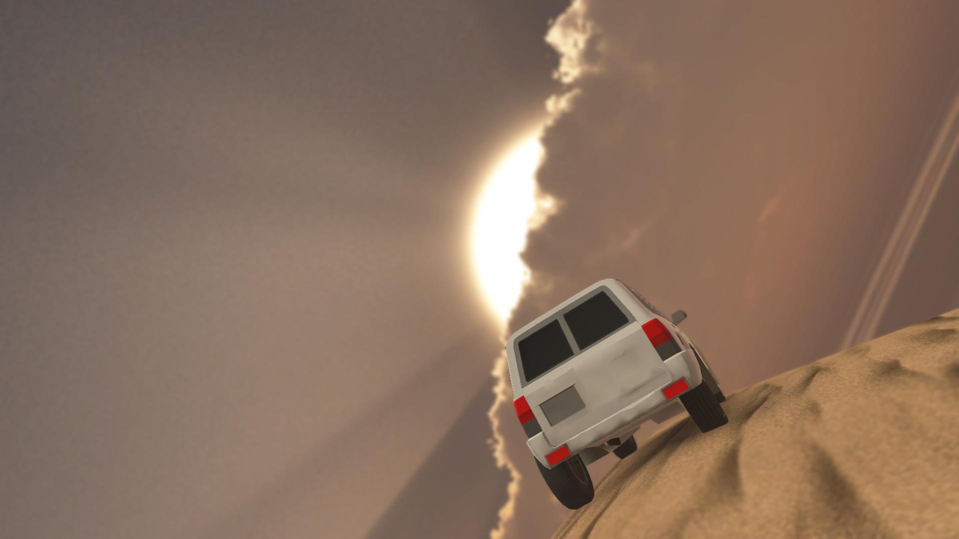 4x4 desert hill climb