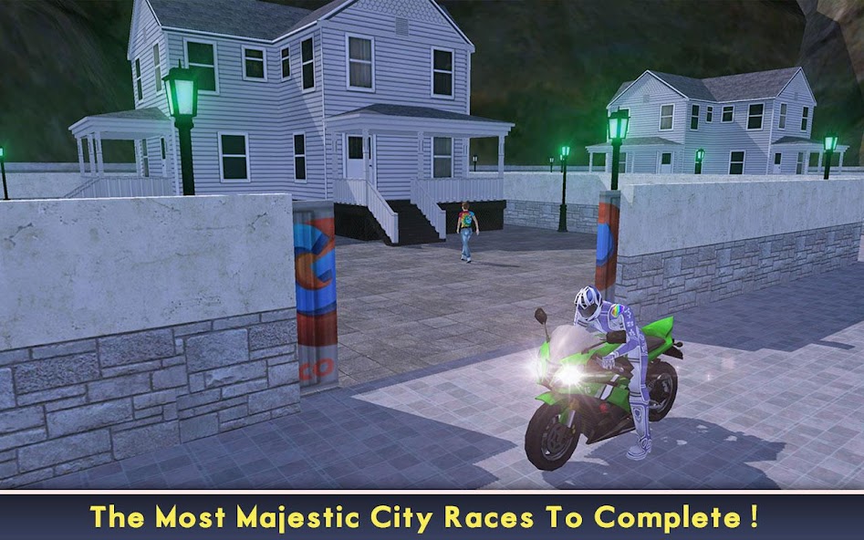 Power Racer City Moto Bike SIM