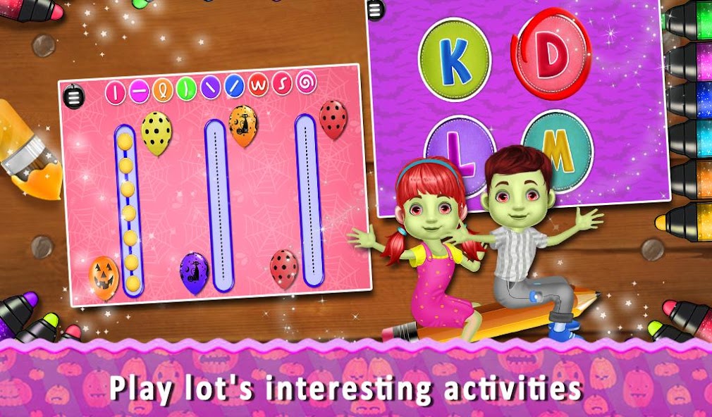 Halloween Coloring Book Pages