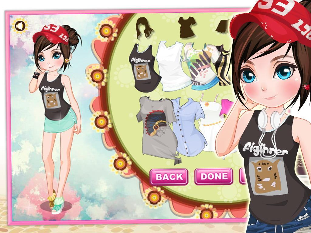 Holiday dressup game