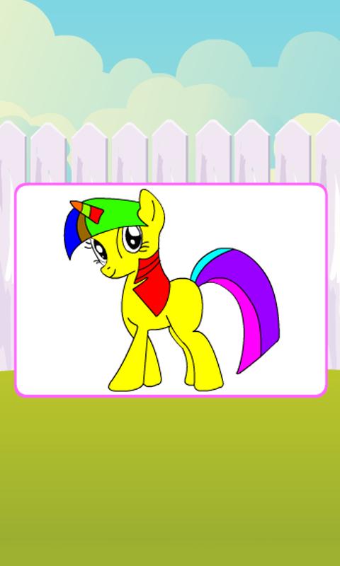 Coloring Games-Pony Coloring