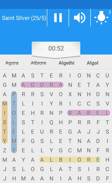SAINT SEIYA WORD SEARCH