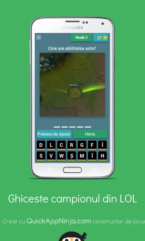 Ghiceste campionul din LOL