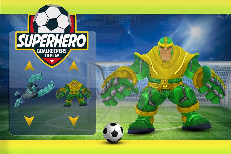 Superhero Soccer Challenging Game