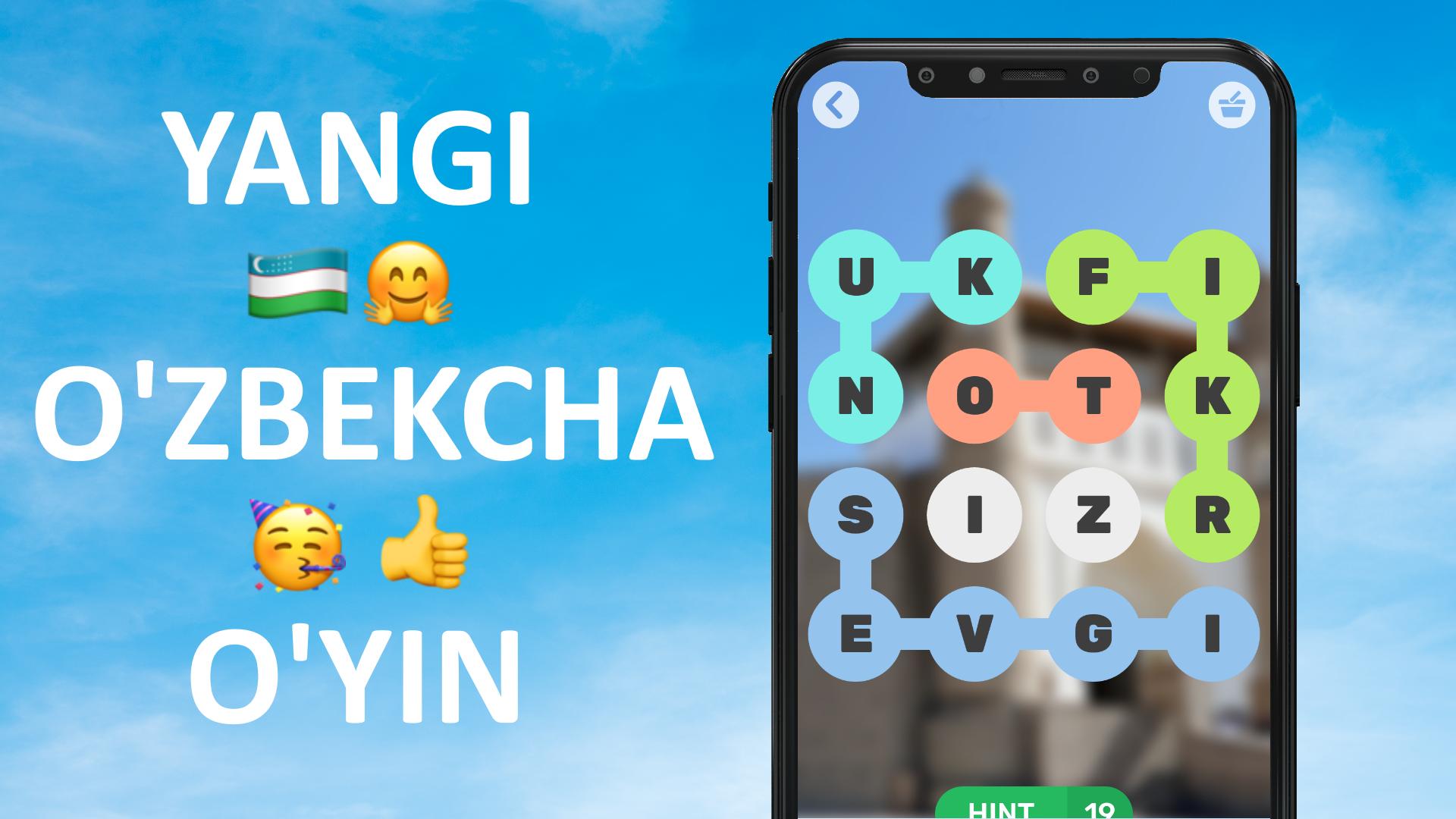 So'zni top. O'zbekcha o'yin