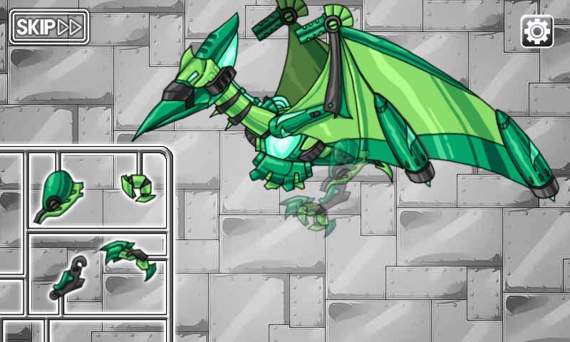 Ptera Green - Combine! Dino Robot