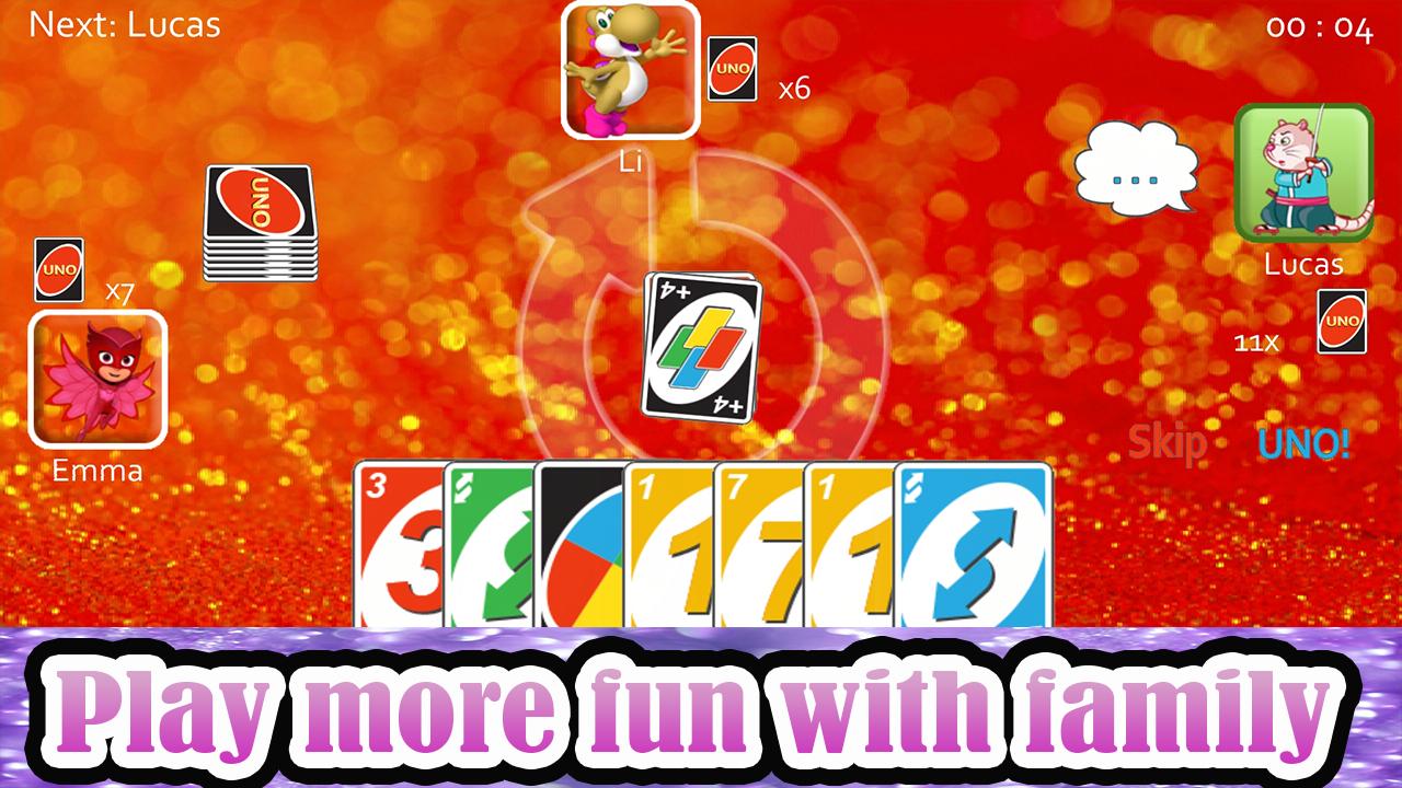 Glitter Uno Free