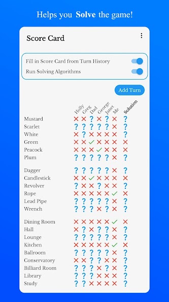 Clue Solver